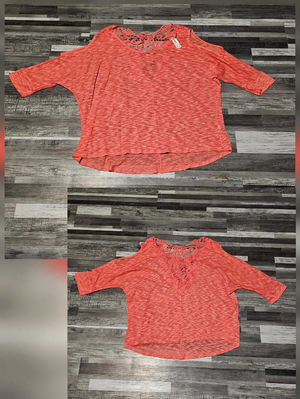 Seethrough Cold Shoulder Top